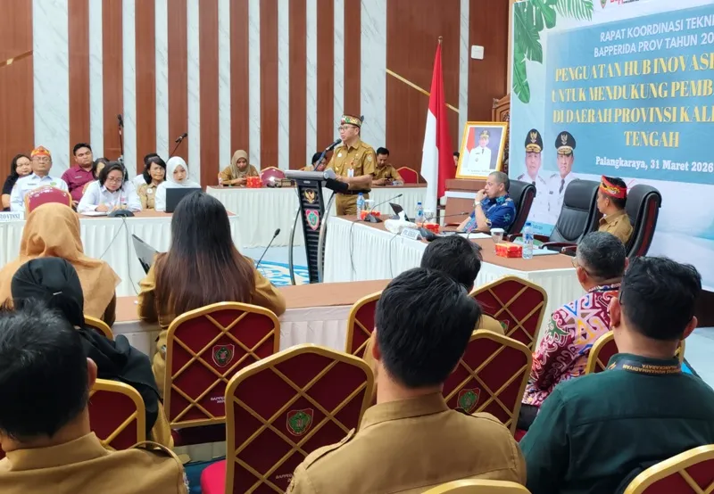 Bapperida Kalteng Dorong Sinergi Riset dan Inovasi Daerah Lewat Rakortek 2026