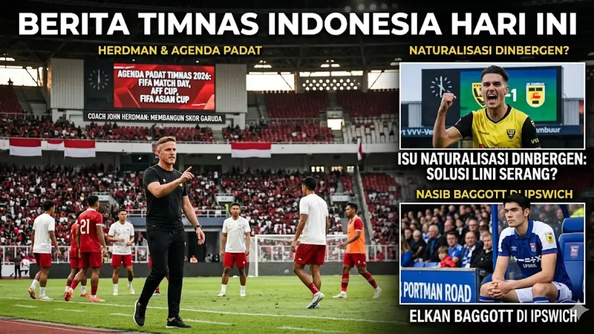 Agenda John Herdman, Isu Naturalisasi Dinbergen, dan Perkembangan Peluang Indonesia ke Piala Dunia 2026