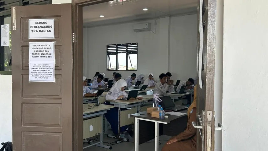 Gangguan Internet Sempat Hambat Hari Pertama TKA di SMPN 2 Bontang