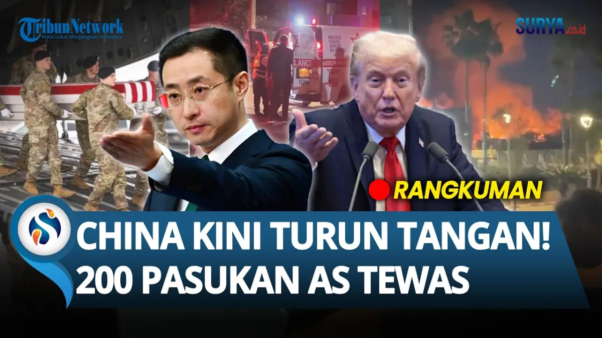 Rangkuman Situasi Konflik Iran-Israel-AS: Klaim China Turun Tangan hingga Serangan Rudal ke Permukiman
