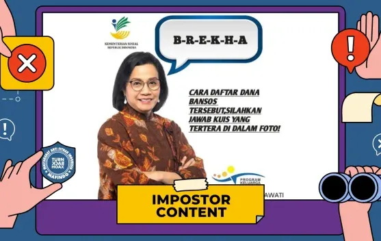 Klaim Akun Facebook Mengatasnamakan Sri Mulyani soal Bansos 2026 Disebut Hoaks