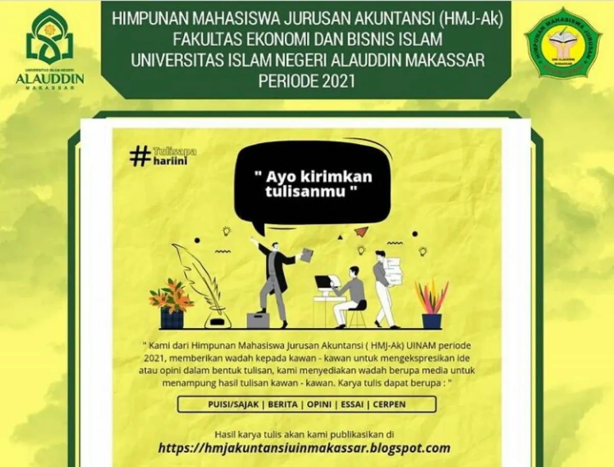 HMJ Akuntansi FEBI UIN Alauddin Buka Wadah Publikasi Tulisan Mahasiswa
