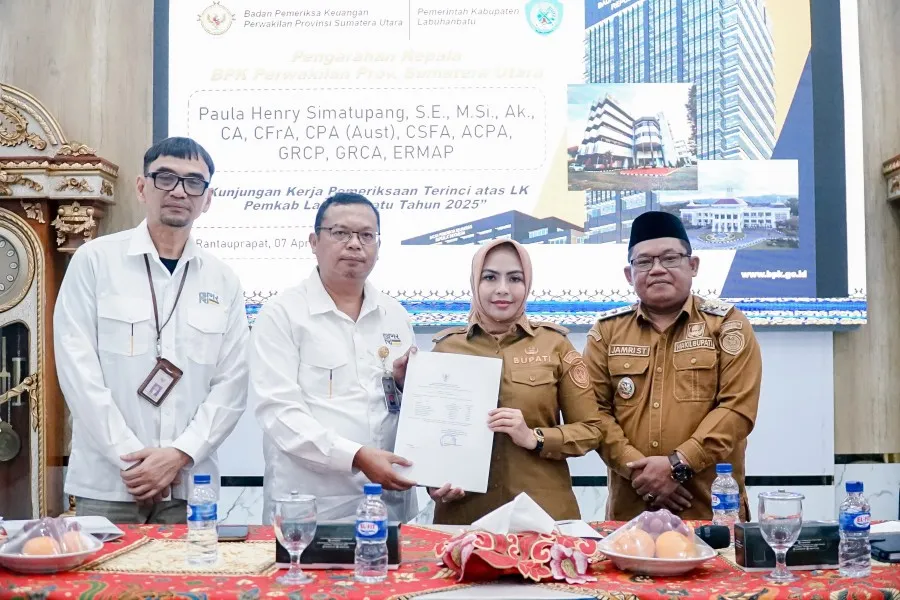 Pemkab Labuhanbatu Mulai Pemeriksaan Terinci LKPD 2025, Bupati Minta OPD Kooperatif