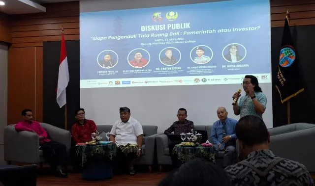 Diskusi IWO Bali dan FISIP Warmadewa Bahas Pengendalian Tata Ruang Bali, Soroti Peran Pemerintah dan Investor