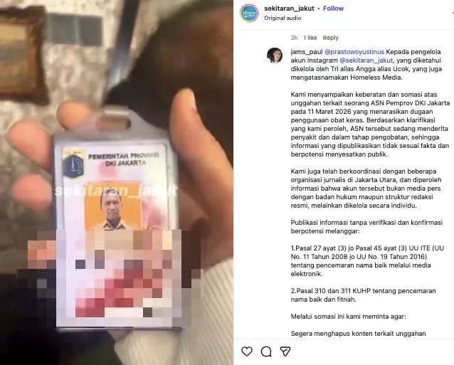 Pemprov DKI Pastikan ASN Museum Bahari yang Viral Masuk Rumah Warga Sedang Sakit, Bukan Mabuk Obat