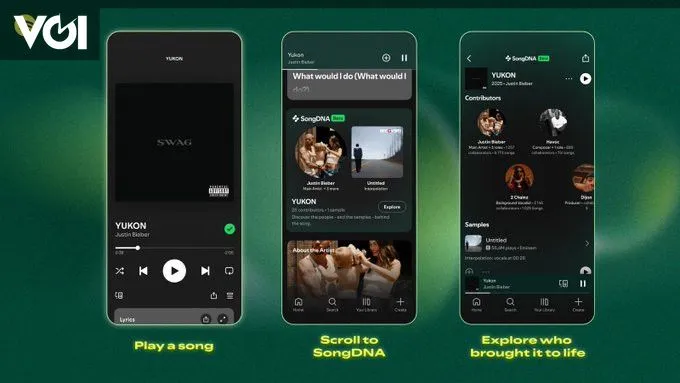 Spotify Perkenalkan Fitur SongDNA untuk Menelusuri Keterkaitan Lagu dan Artis