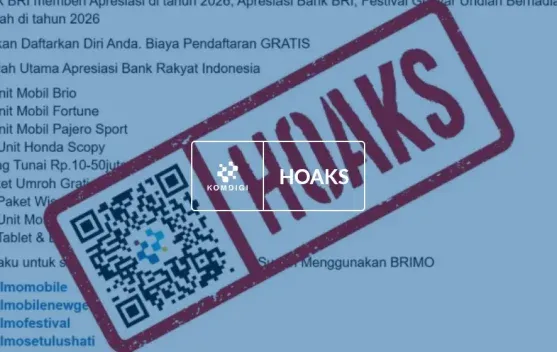 Tautan Pendaftaran Gebyar Undian Berhadiah BRI 2026 Disebut Hoaks, Warga Diimbau Waspada