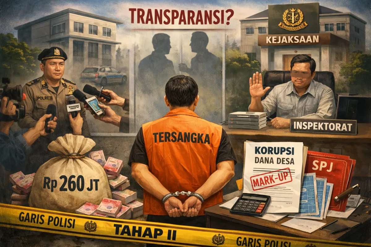 Kasus Dugaan Korupsi Dana Desa Talang Curup Rp260 Juta Masuk Tahap II, Publik Soroti Transparansi Penanganan