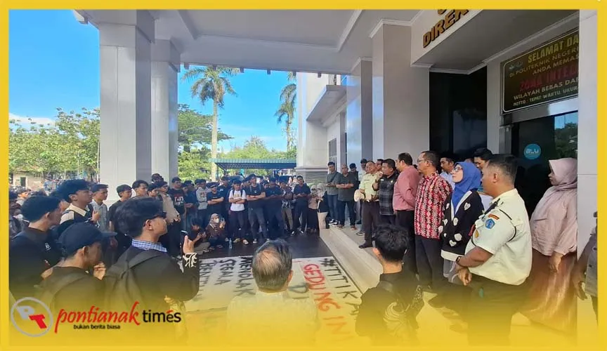 BEM Polnep Gelar Aksi Damai, Minta Transparansi Pimpinan Kampus soal Isu dan Perbaikan Fasilitas