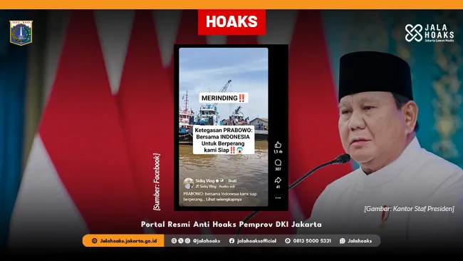 Video di Facebook Salah Tafsir: Prabowo Disebut Siap ‘Berperang’, Padahal ‘Berperan’ dalam Upaya Perdamaian
