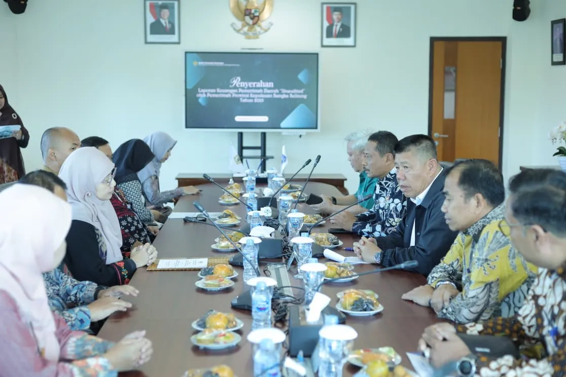Gubernur Bangka Belitung Serahkan LKPD Unaudited 2025 ke BPK Perwakilan Babel