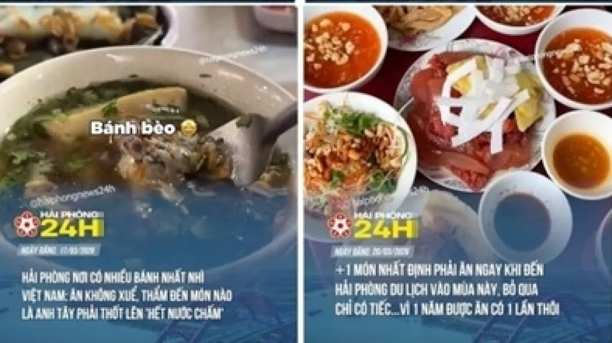 Hai Phong 24h dan Peran Konten Digital dalam Mengangkat Wisata Kuliner serta Pariwisata Lokal Hai Phong