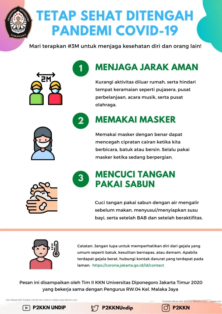 Mahasiswa Undip Susun Panduan Singkat Hadapi Pandemi: Cermati Berita, Patuhi Protokol, Pahami Istilah Baru