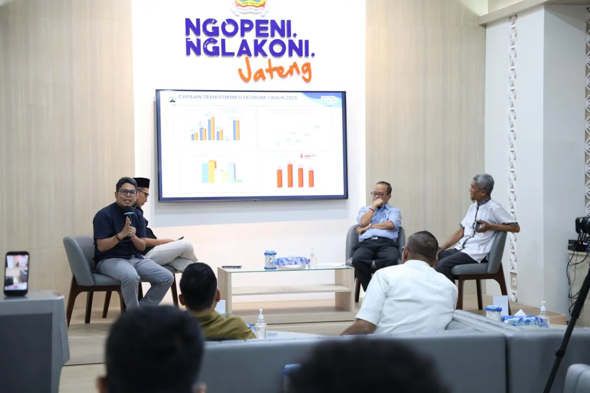 Setahun Luthfi–Yasin Pimpin Jateng, Ekonomi Tumbuh 5,37 Persen dan Investasi Capai Rp88,50 Triliun