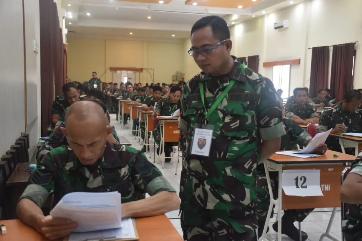 Seleksi Ujian Akademik Diktukpa TNI AD Gelombang II TA 2026 Digelar di Ajendam II/Sriwijaya