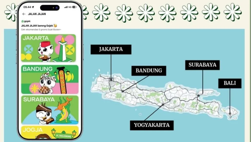 Gojek Luncurkan Fitur Jalan Jajan, Kurasi Wisata dan Kuliner di Lima Kota saat Libur Sekolah
