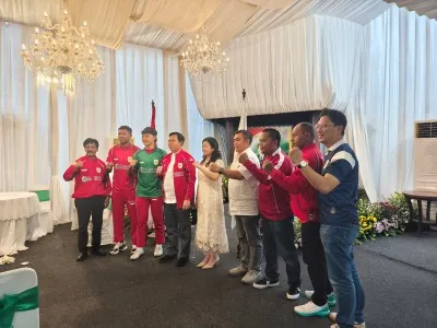Ketua DPD RI Lepas Tim Pelajar U-17 BLiSPI ke Turnamen Internasional di Thailand