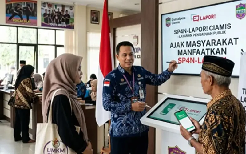 Disbudpora Ciamis Ajak Warga Sampaikan Keluhan dan Aspirasi Melalui SP4N-LAPOR