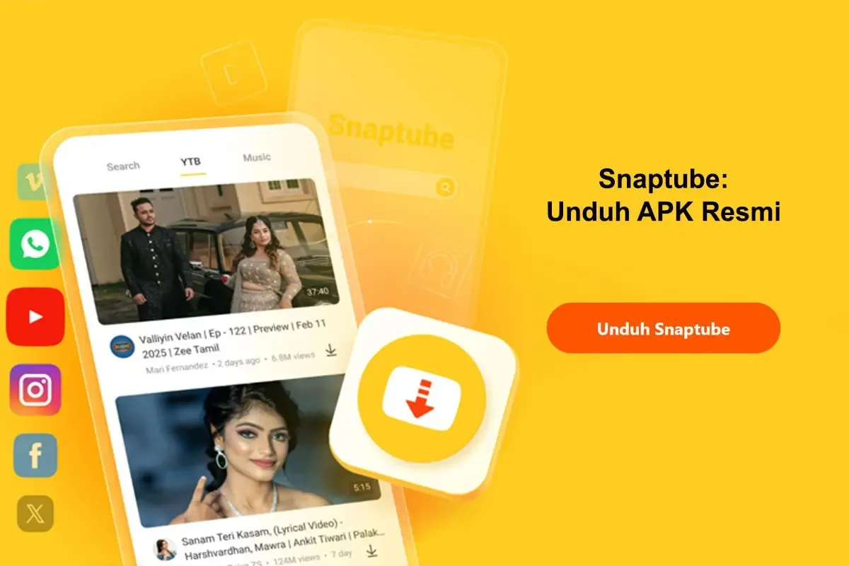 Enam Aplikasi Pengunduh Musik untuk Ponsel Samsung pada 2026, dari Snaptube hingga TubeMate