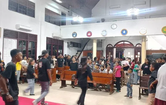 GPI Papua Imanuel Kodim 1707 Merauke Susun Rangkaian Kegiatan Menyambut Ibadah Fajar Paskah