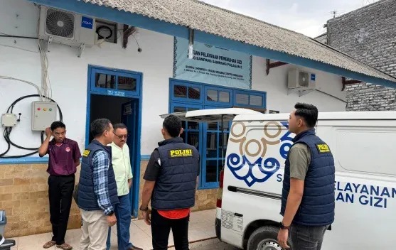 Satgas Pangan Polres Sampang Cek Dapur MBG, Stok Bahan Baku Dipastikan Aman