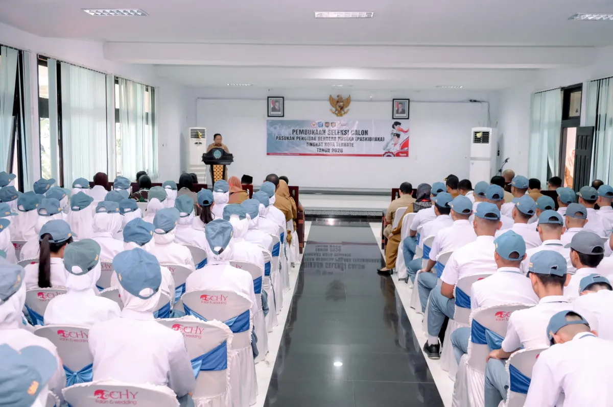 Seleksi Calon Paskibraka Kota Ternate 2026 Resmi Dibuka di Aula Baabullah
