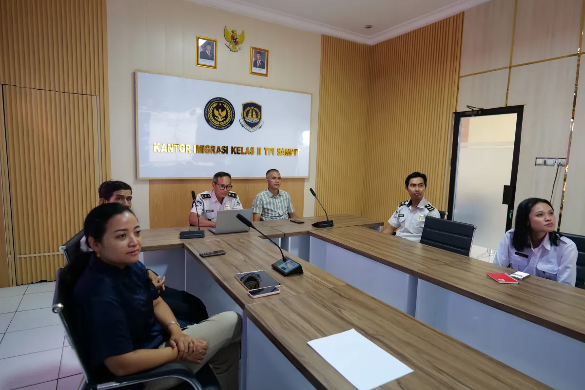 Kantor Imigrasi Kelas II TPI Sampit Ikuti Sosialisasi Aplikasi STAR RB-ZI untuk Reformasi Birokrasi