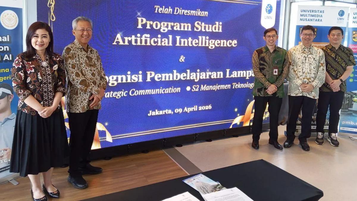 UMN Resmi Luncurkan Program Studi S1 Artificial Intelligence Berbasis Sustainable AI