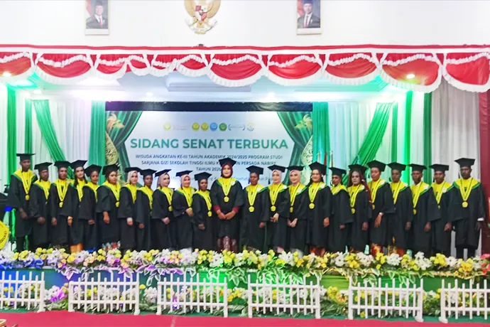 STIKES Persada Wisuda 23 Sarjana Gizi Angkatan III Tahun Akademik 2024/2025