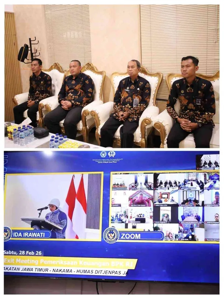 Lapas Mojokerto Ikuti Exit Meeting Pemeriksaan BPK atas Laporan Keuangan 2025