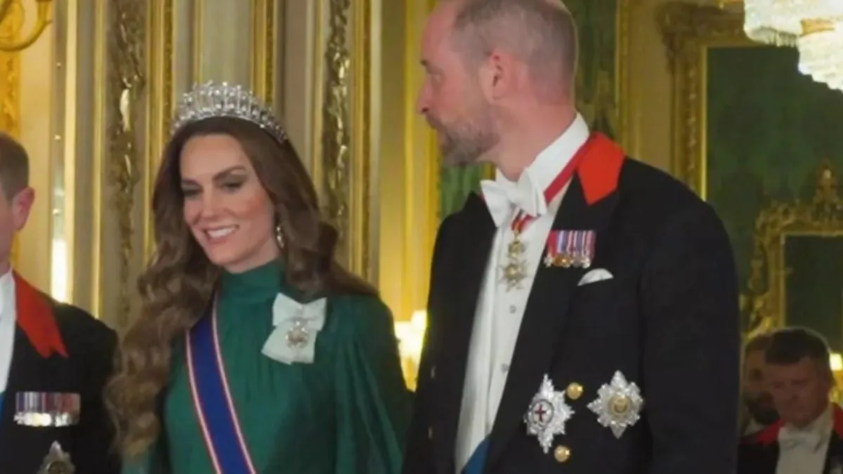 Kate Middleton Kenakan Gaun Hijau dan Tiara Ikonik saat Jamuan Kenegaraan untuk Presiden Nigeria