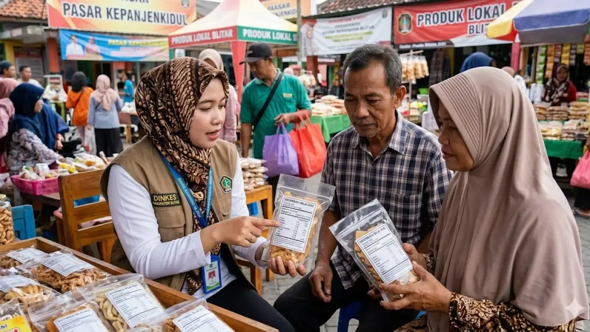 Dinkes Kabupaten Blitar Perketat Pengawasan Keamanan Pangan, Dorong Produsen Cantumkan Label Gizi