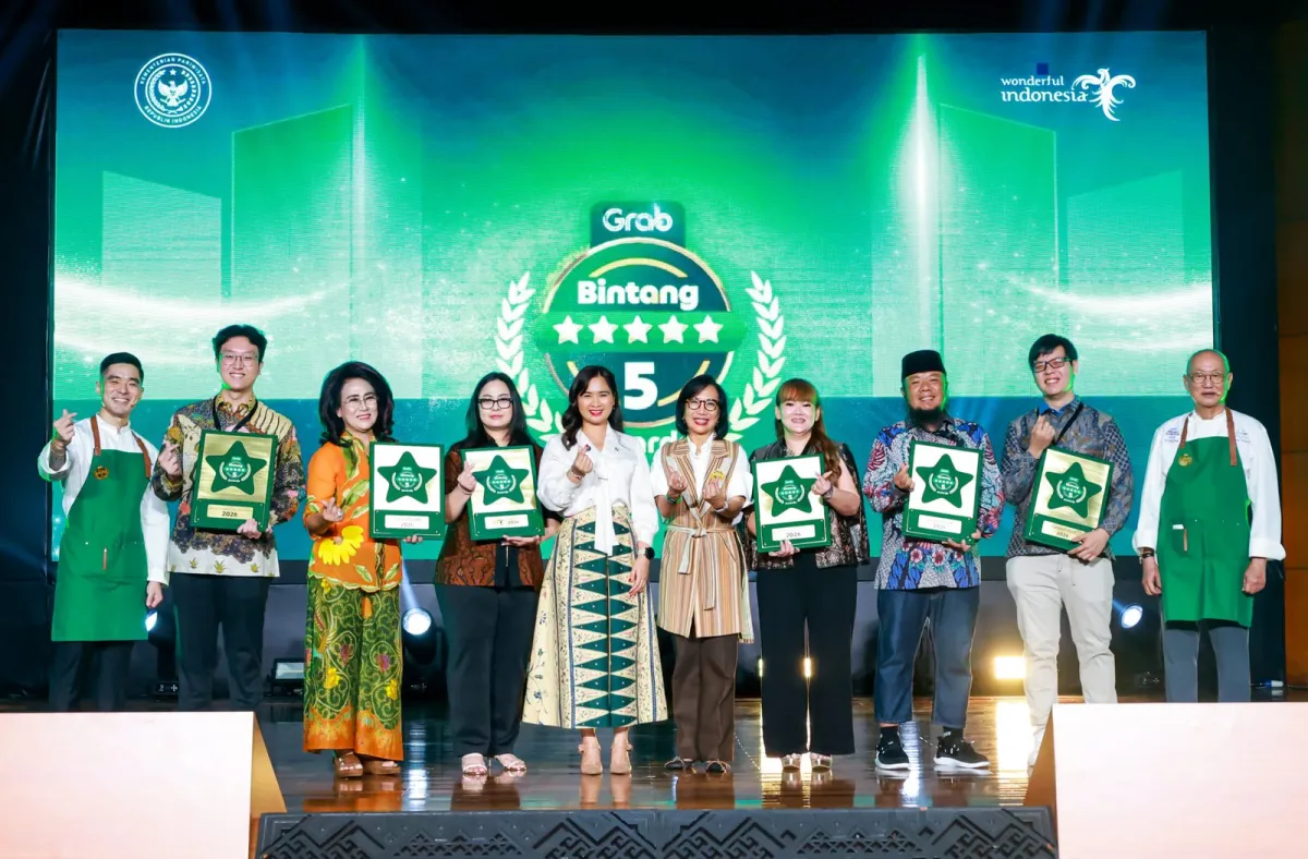 Grab dan Kemenpar Gelar Bintang 5 Awards 2026 untuk Perkuat Wisata Gastronomi Indonesia