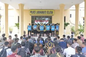 Seleksi Penerimaan Terpadu Polri 2026 di Polres Labuhanbatu Selatan Diawali Pakta Integritas