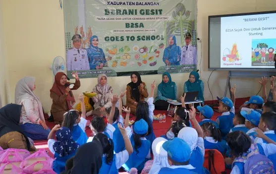 DKP3 Balangan Gencarkan Edukasi Gizi Seimbang Sejak Dini untuk Tekan Stunting