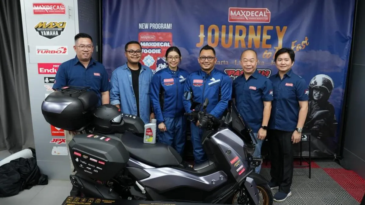 Maxdecal Foodie Gandeng Pasutri Touring untuk Promosikan Kuliner UMKM Lewat Touring