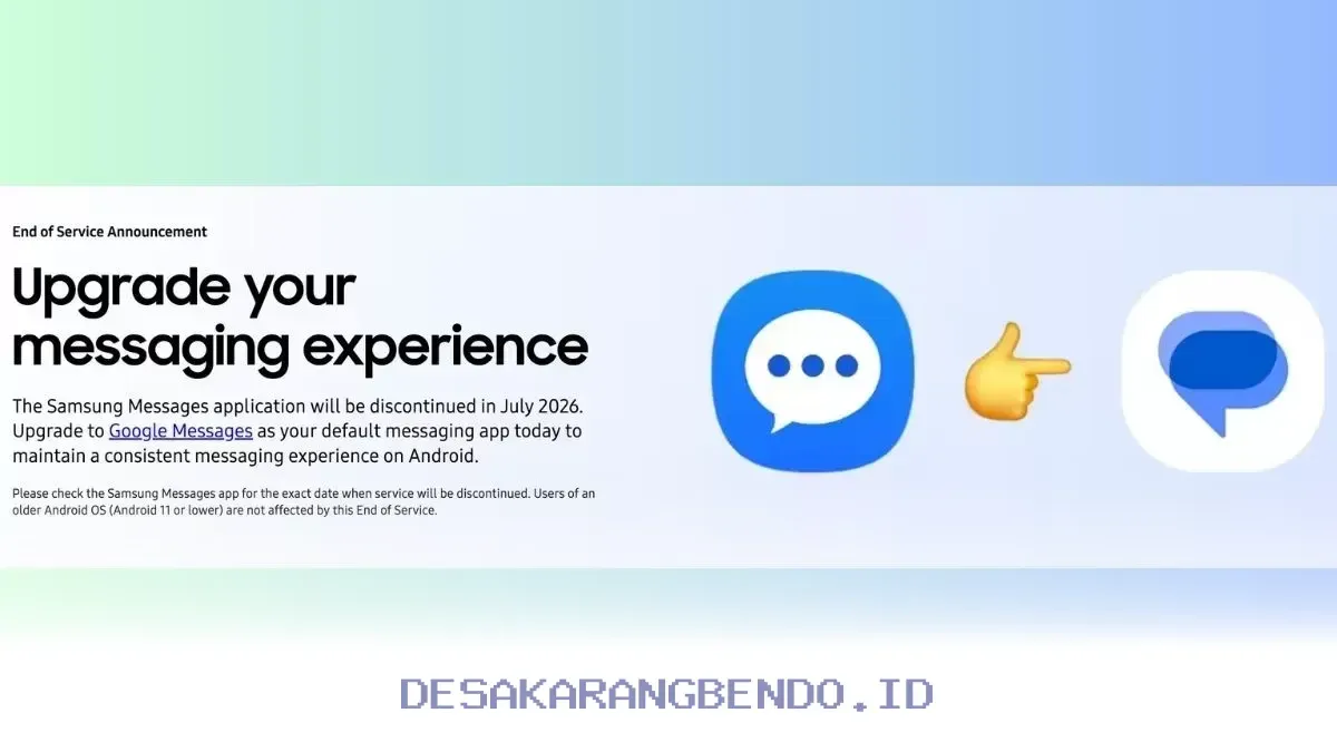Samsung Messages Akan Dihentikan Total pada Juli 2026, Pengguna Galaxy Diarahkan Beralih ke Google Messages