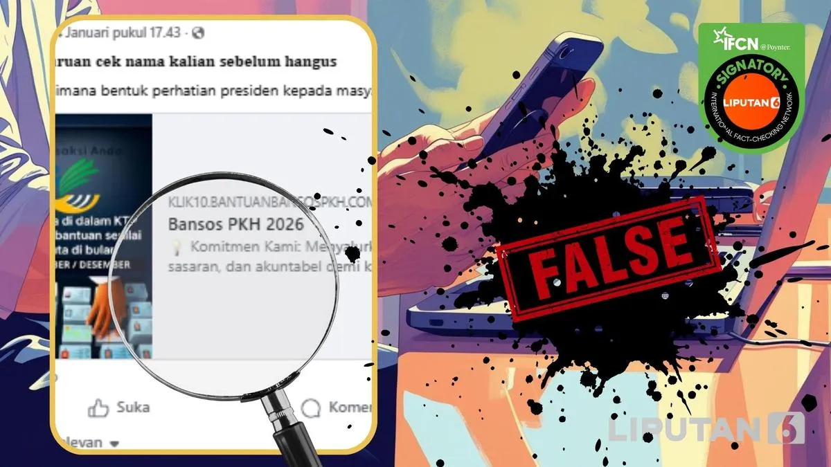 Daftar Hoaks Bansos PKH yang Ramai di Facebook: Tautan Cek Status hingga Pendaftaran 2026