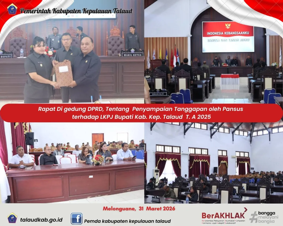 DPRD Talaud Bahas LKPJ Bupati 2025, Pansus Tekankan Transparansi Anggaran dan Peningkatan Layanan Publik