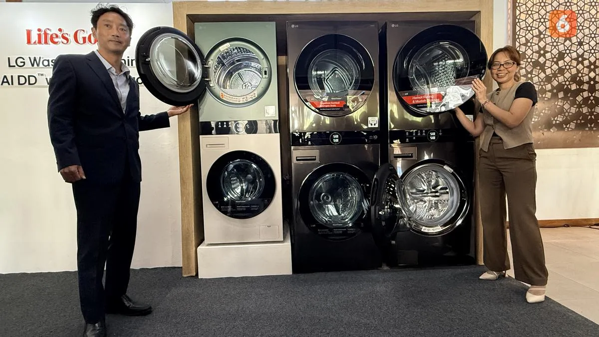LG Hadirkan WashTower WT2520NHBA dengan Integrasi AI dan Kapasitas Jumbo