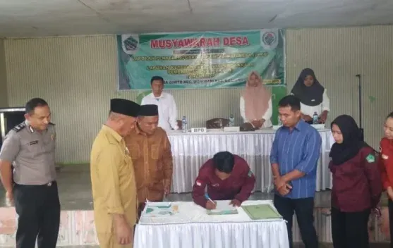 Polsek Wonosari Kawal Sidang Paripurna BPD Desa Dimito Bahas Laporan Keuangan dan Kinerja 2025