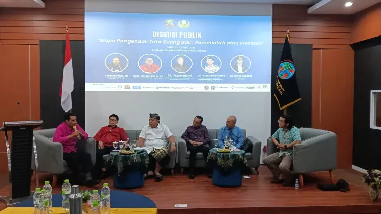 IWO Bali dan FISIP Unwar Bahas Pengendalian Tata Ruang Bali dalam Diskusi Publik