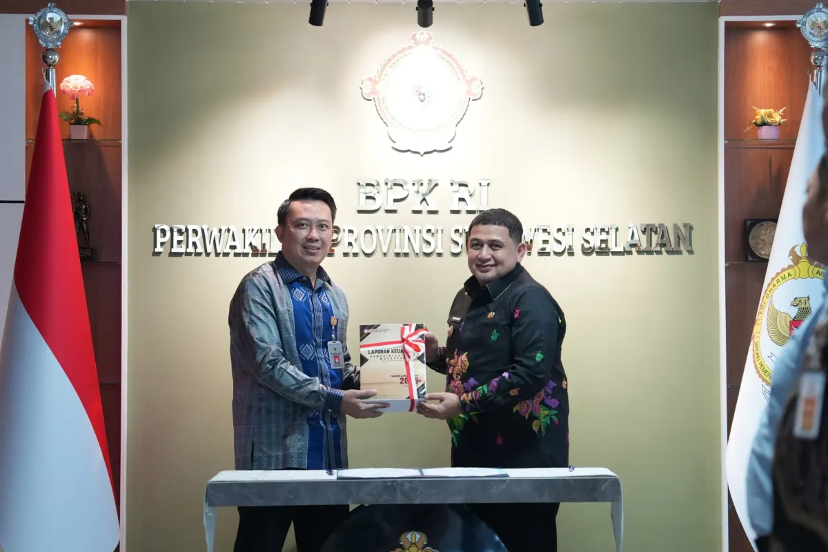 Makassar Pertama di Sulsel Serahkan LKPD 2025 ke BPK, Diserahkan 26 Maret 2026