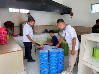 Rutan Unaaha Perketat Pengawasan Dapur Sehat untuk Pastikan Kebersihan dan Gizi Makanan Warga Binaan