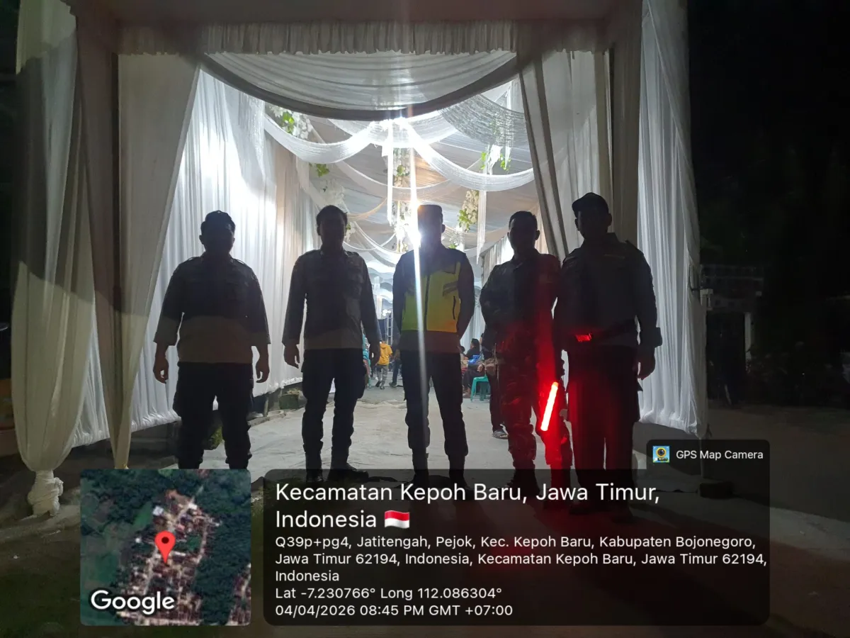 Polsek Kepohbaru Amankan Hiburan Musik Elektone di Desa Pejok