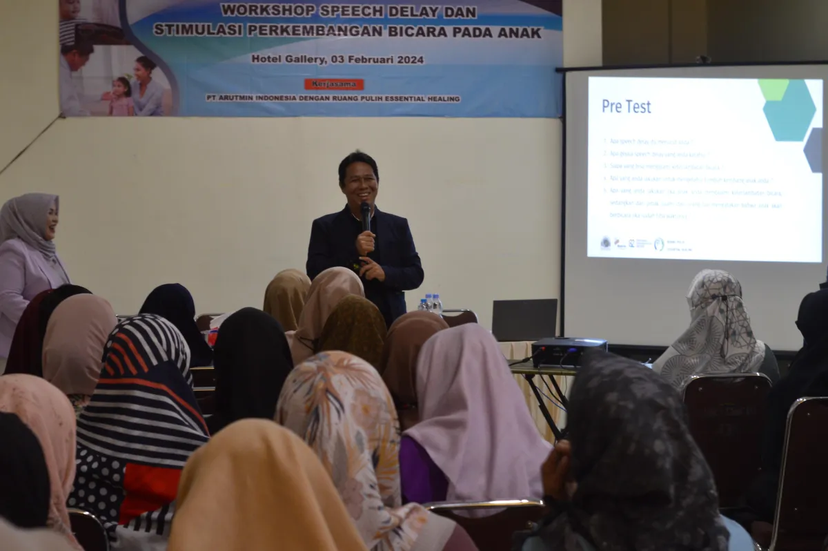 PT Arutmin, Pemkab Kotabaru, dan Pegiat ABK Gelar Workshop Deteksi Dini Speech Delay