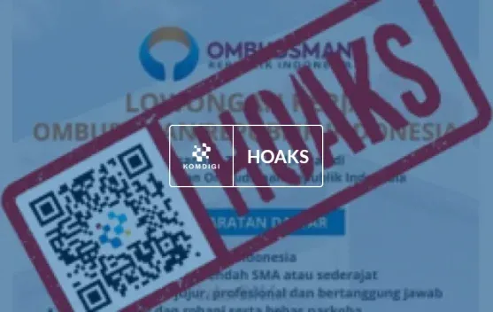 Tautan Pendaftaran Lowongan Ombudsman 2026 di Facebook Dipastikan Hoaks