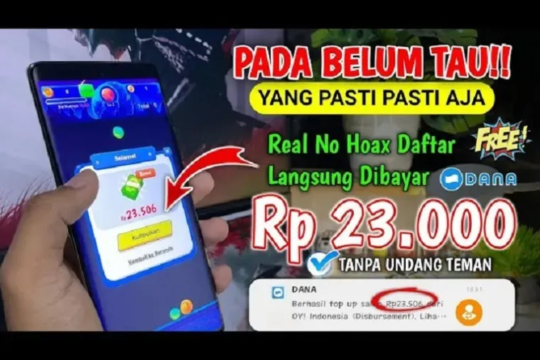 Aplikasi Penghasil Uang 2026 Viral di Android, Diklaim Bisa Cairkan Saldo ke Dana