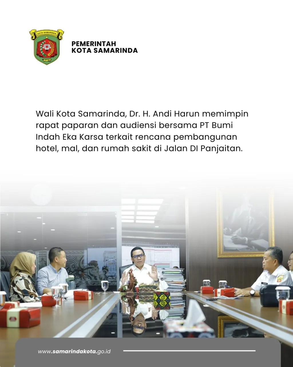 Wali Kota Samarinda Minta Rencana Hotel, Mal, dan RS di DI Panjaitan Sesuaikan Tata Ruang