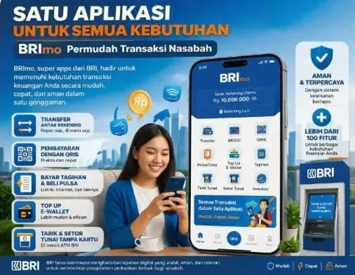BRI Dorong Layanan Perbankan Digital Lewat Super Apps BRImo